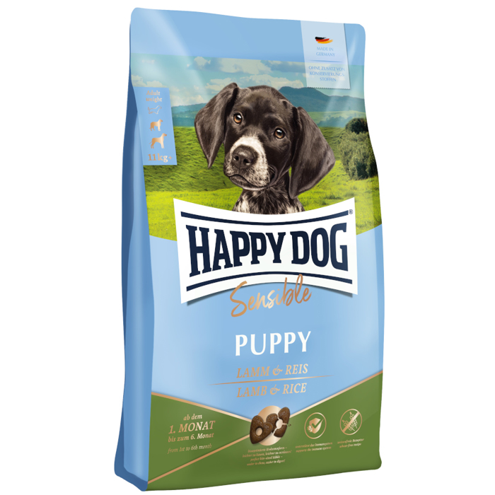 Happy Dog Xira Trofi Skulou Sensible PUPPY LAMB & RICE 10kg